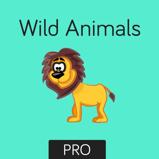 Wild Animals Flashcard for babies and preschoo Pro Icon