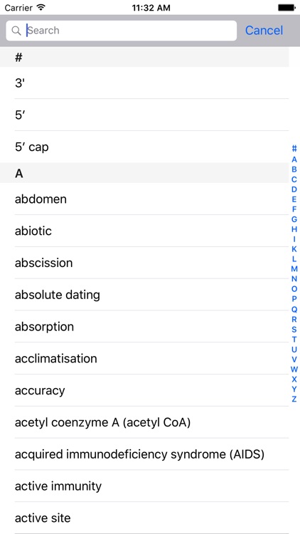 Biology Glossary