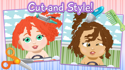 Sunnyville Baby Salon Kids Game - Play Free Fun Cut & Style Babies Hair Games For Girls Screenshot 2