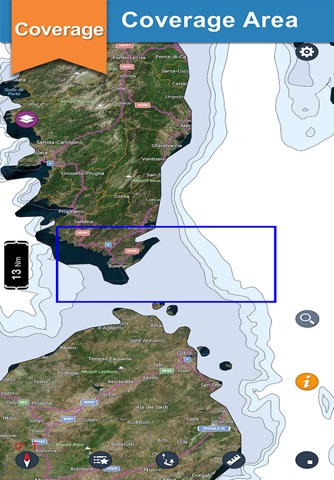 Strait of Bonifacio GPS Charts screenshot 2