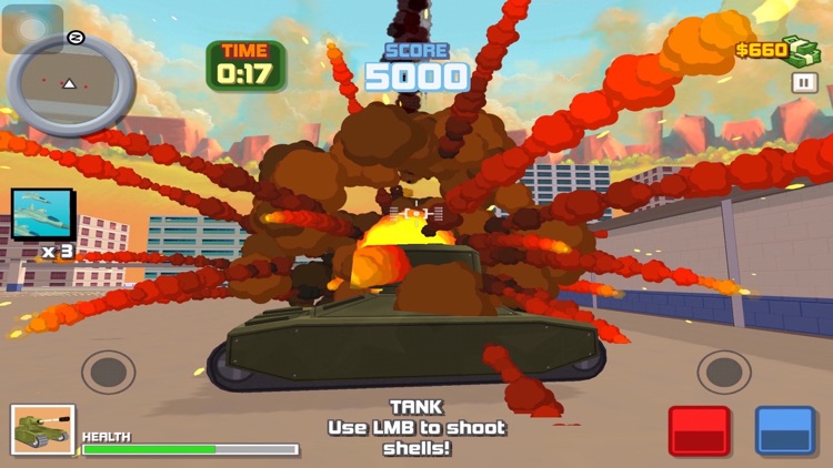 Shooting Tank Attack Game