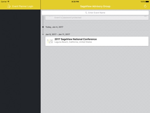 SageView Advisory Group Conference App screenshot 2