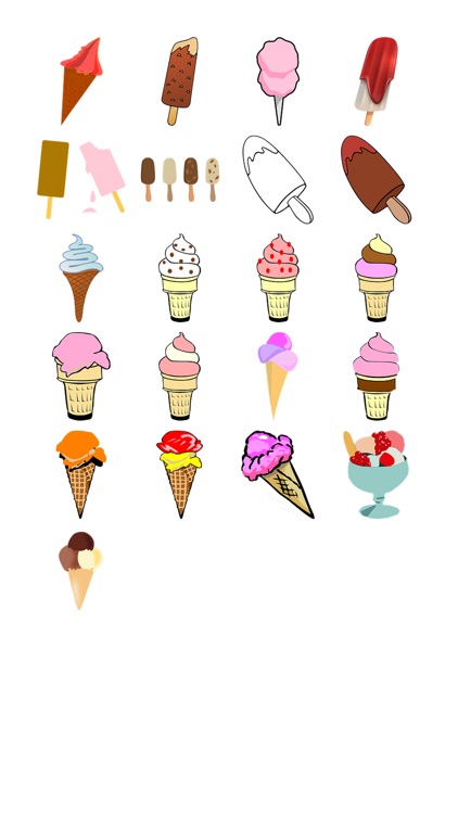 Ice Cream Seven Sticker Pack