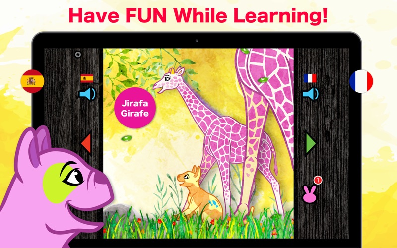 Learn French &amp; Spanish - Toddler &amp; Kids Animals thumbnail 3
