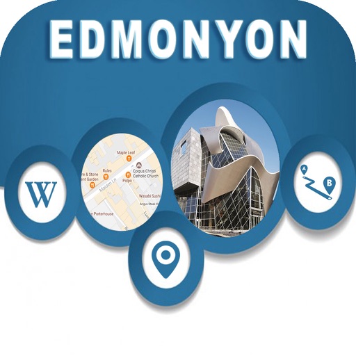 Edmonyon Canada Offline City Maps Navigation iOS App