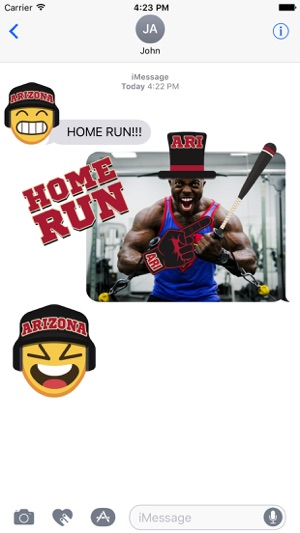 Arizona Baseball Stickers & Emojis(圖2)-速報App