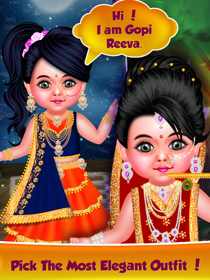 Baby Gopi Doll Fashion Salon