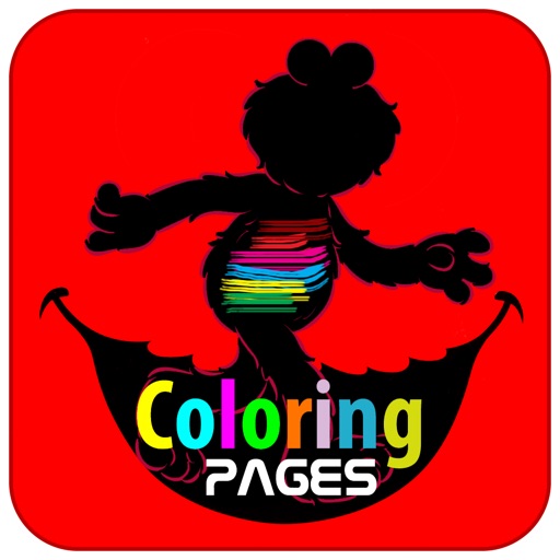 Colouring Pages for Kids Elmo Version iOS App