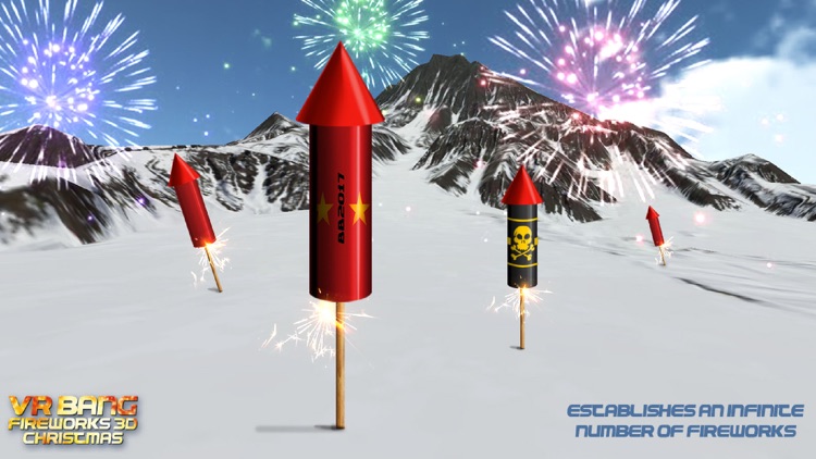 VR Bang Fireworks 3D Christmas