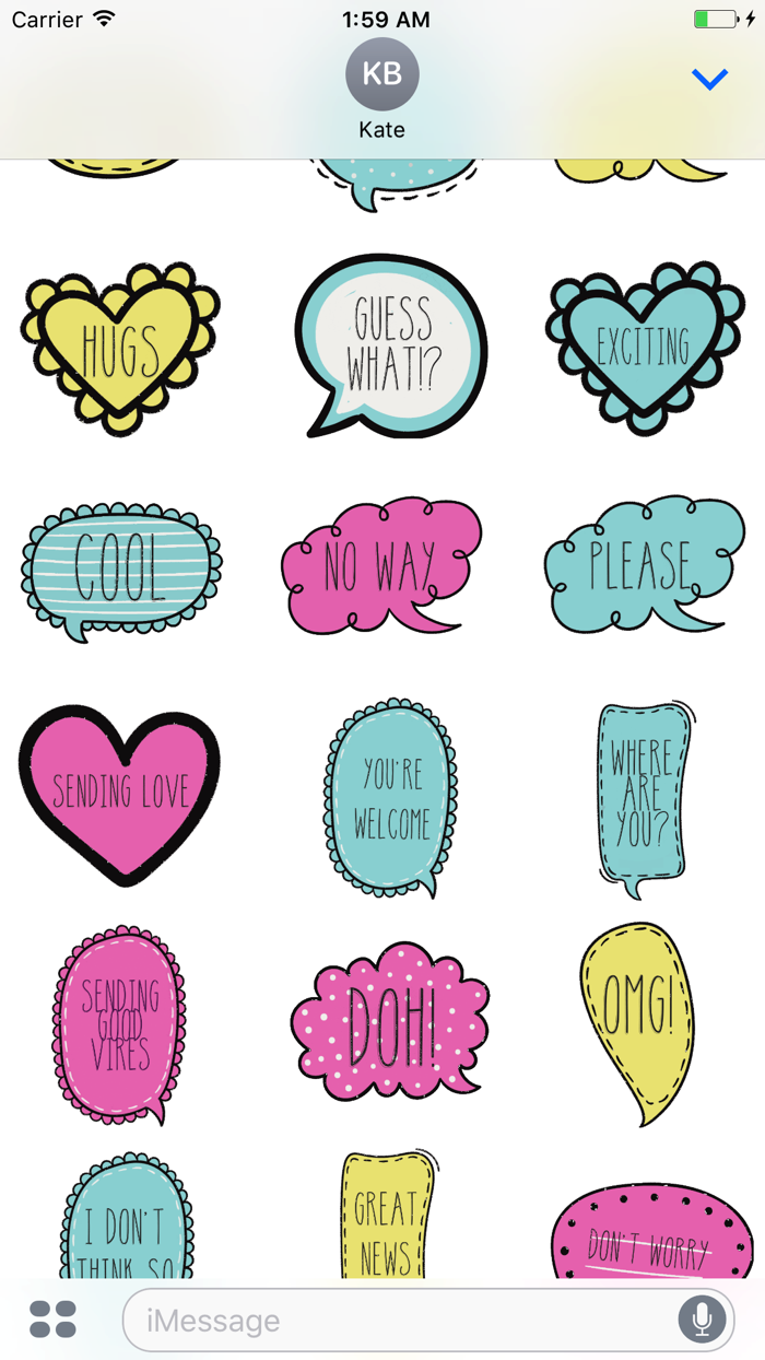 Animated Colorful Sketchy Sticker