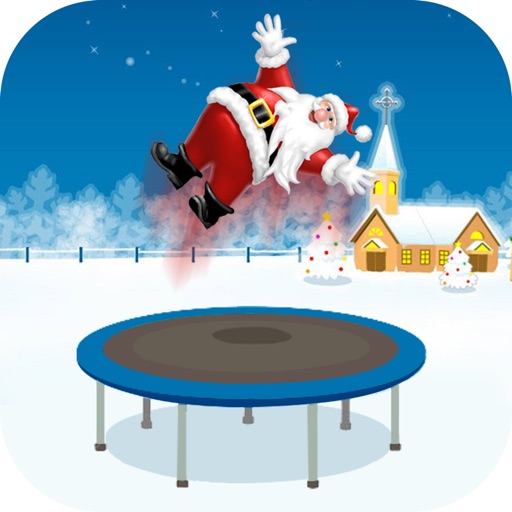 Christmas Santa Game : Trampoline Santa 2017 icon