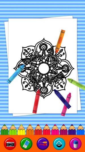 Mandala Coloring Pages- Game Adult Coloring book(圖3)-速報App