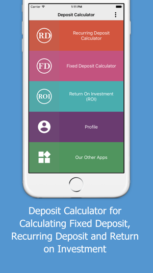 FD and RD Calculator