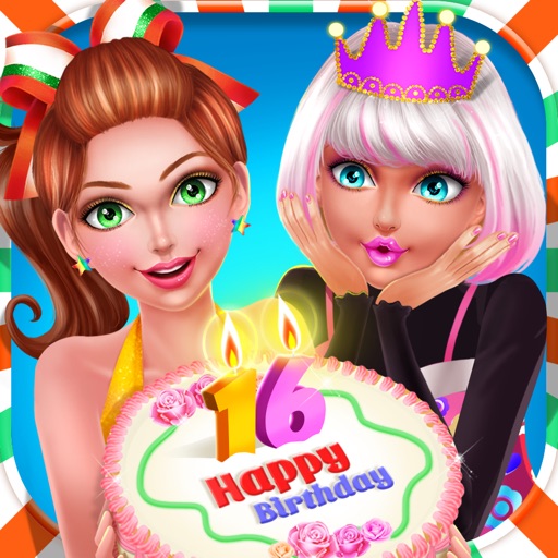 High School BFF Sweet 16 Party - Birthday Makeover icon