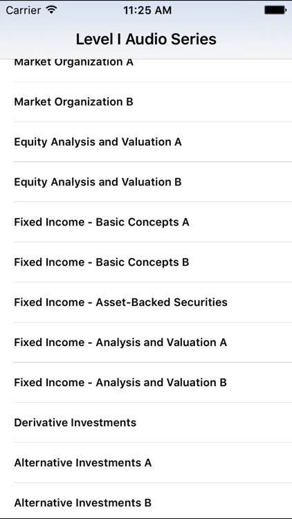 L1 CFA® Exam Audio Series screenshot-3
