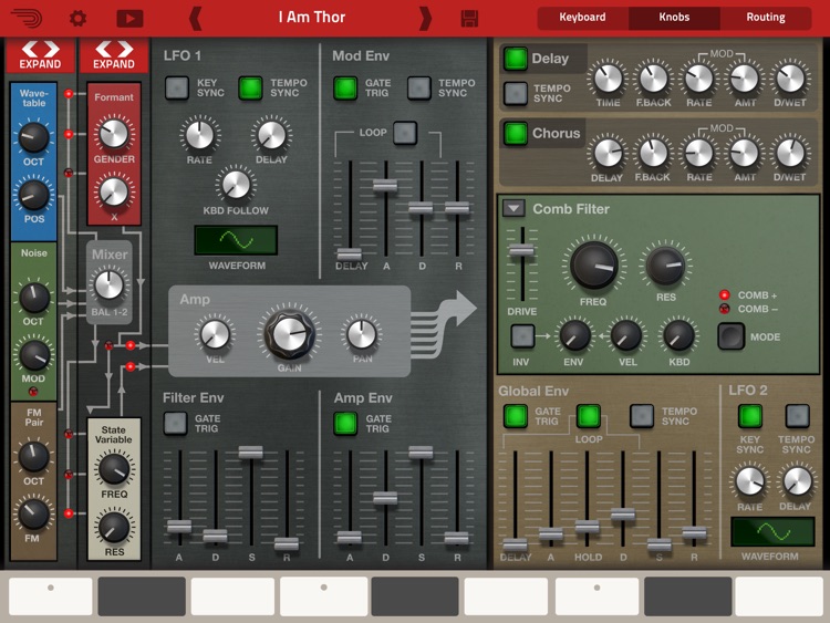 Thor Polysonic Synthesizer screenshot-1
