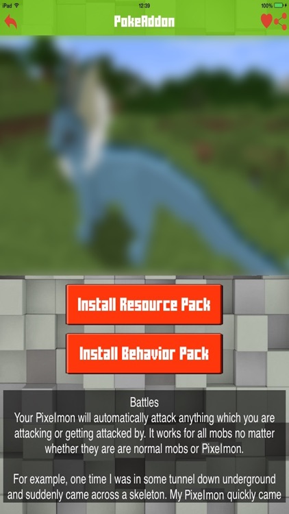 Pixelmon Add ons for Minecraft - Pocket Editiоn PE