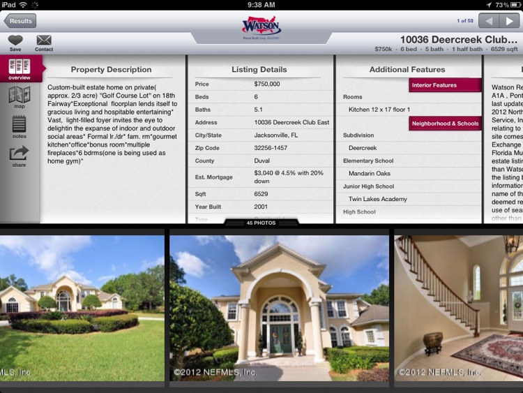 Watson Realty Corp RE for iPad