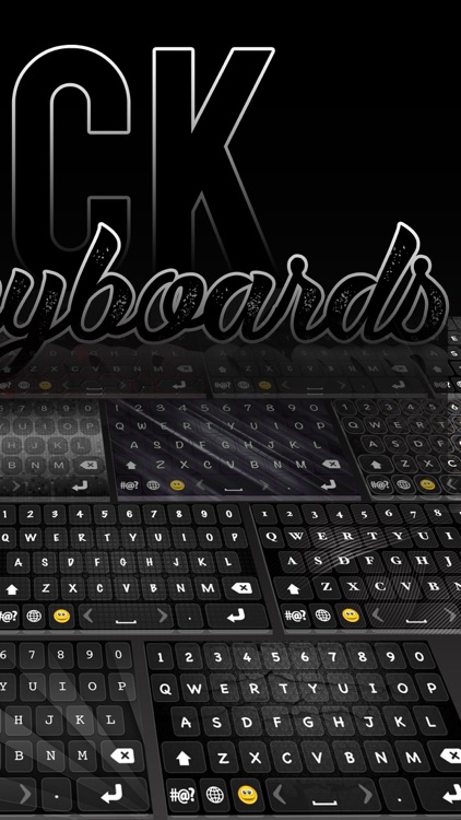 Black keyboard Themes – Cool Fonts Changer