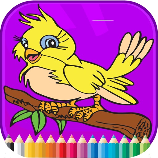 Bird Coloring Book - Activities for Kid Icon
