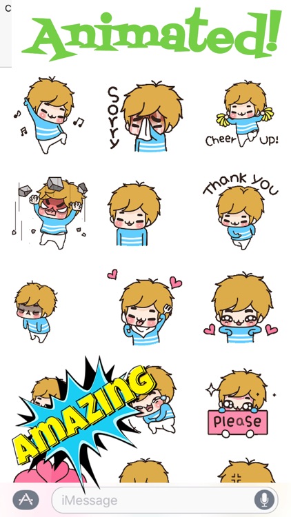 Cute Little Boy Aniamted