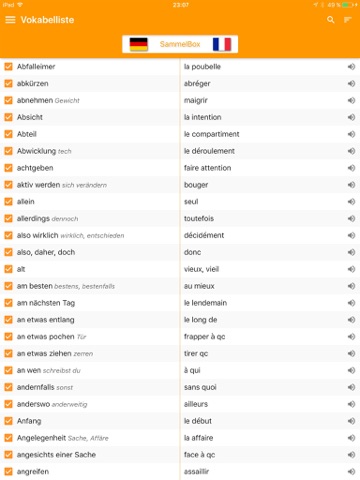 VokabelBox - Full version screenshot 3