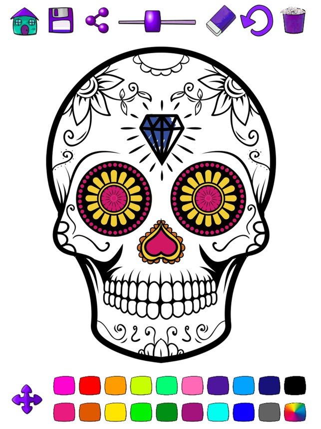 calavara mask coloring pages