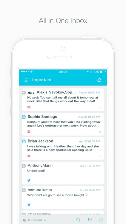 Swingmail -Email App for iCloud, Gmail, Twitter DM screenshot-0