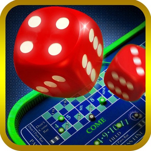 Craps - Casino Dice Game PRO, throw the dice , bets and big win coin buck Icon