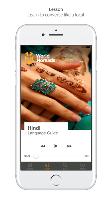 How to cancel & delete Hindi Language Guide & Audio - World Nomads from iphone & ipad 3