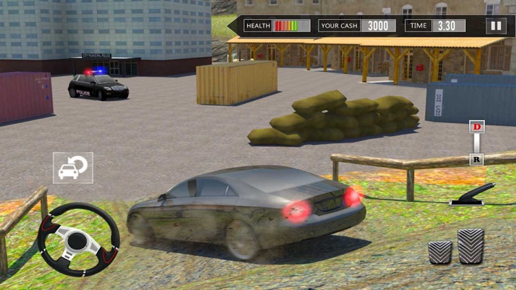 Offroad Police Car Chase Prison Escape Racing Game screenshot-4