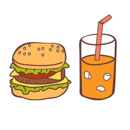 Food and Drink Stickers for iMessage Icon