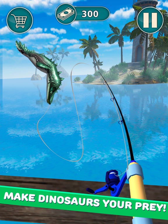 Dino Fishing Simulator 3D на iPad