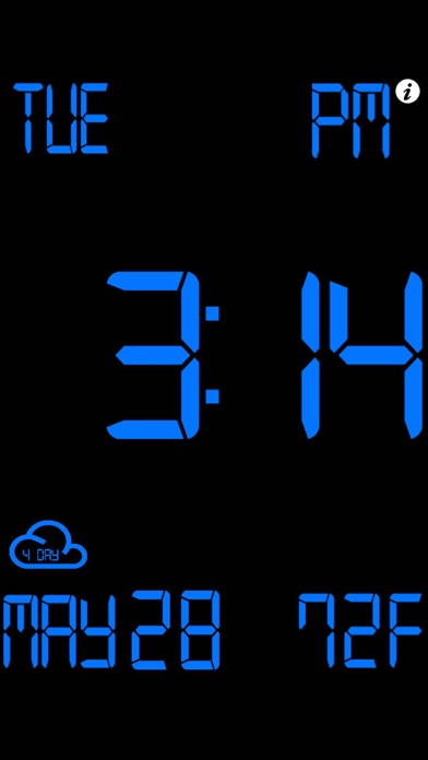 iDigital Big3 Alarm Clock - Largest Display Time Screenshot 3