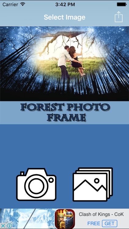 Forest And Nature Photo Collage Frame