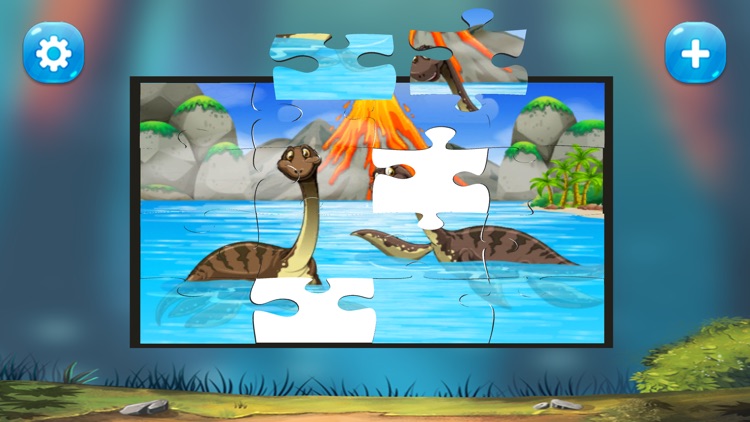 dinosaur puzzle toddlers learning game screenshot-4