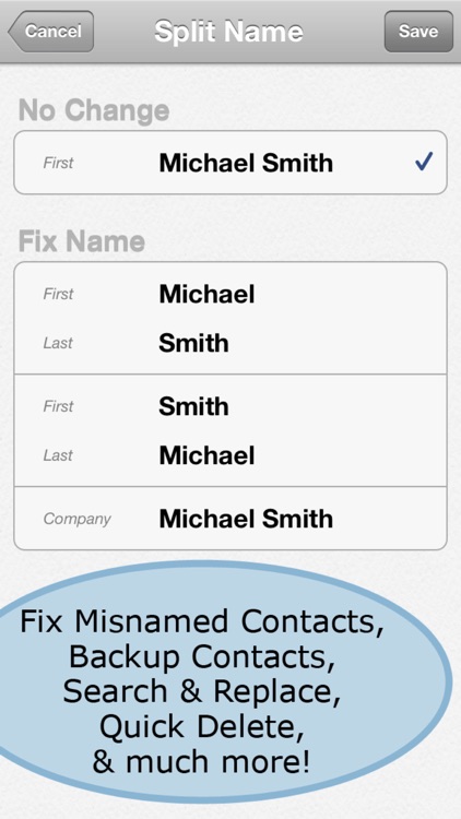 ContactClean Pro - Address Book Cleanup & Repair screenshot-3