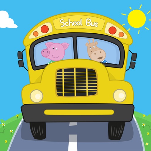 Abc Town :Wheels on the bus pig star fun free game Icon