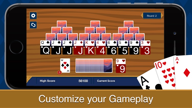 Three Peak Solitaire screenshot-3