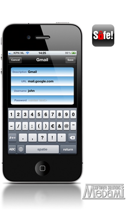 SaveItSafe! Save your personalinfo secure and safe screenshot-3