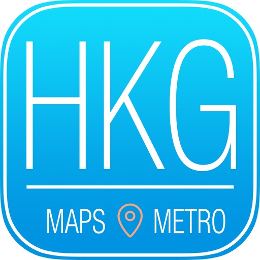 Hong Kong Travel Guide with Metro Map and GPS Icon
