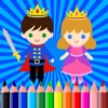 Princess ColoringBook Pages For kids