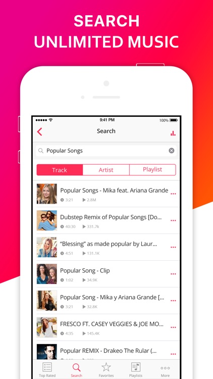Mixgy - Music player for SoundCloud