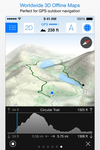 Maps 3D PRO - Hike & Bike screenshot 3