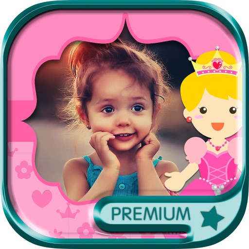 Fairy princess photo frames for girls – Pro icon