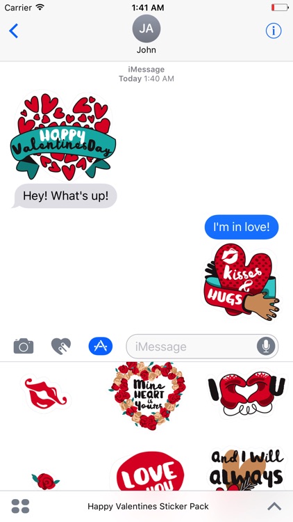 Happy Valentine's Day Sticker Pack