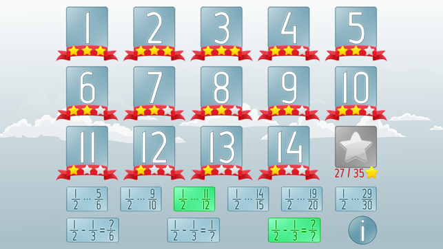 Math Shot Subtract Fractions(圖3)-速報App