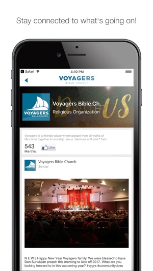 Voyagers Bible Church(圖1)-速報App