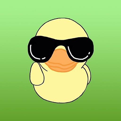 Stupid Little Duck English Sticker iOS App