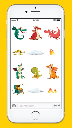 Cute and Funny Dragons and Treasure Sticker Pack(圖3)-速報App